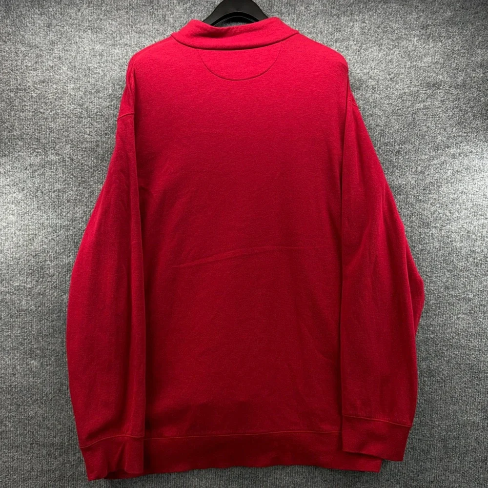 Polo Ralph‎ Lauren Red Quarter Zip Pullover Sweatshirt Men's XXL